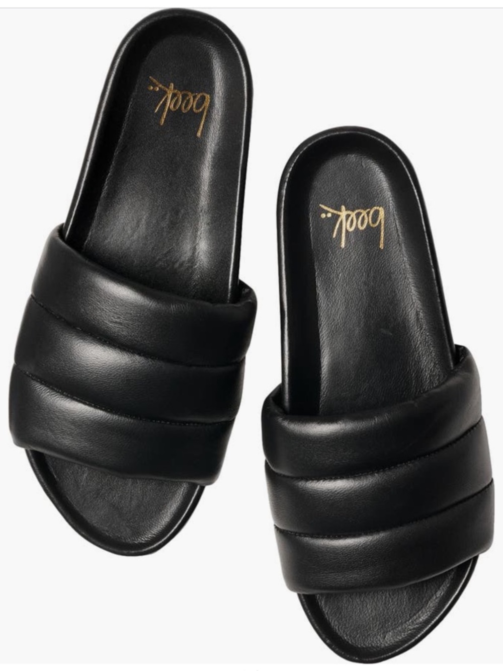 Beek Martin Slide Sandals - Black, size 9